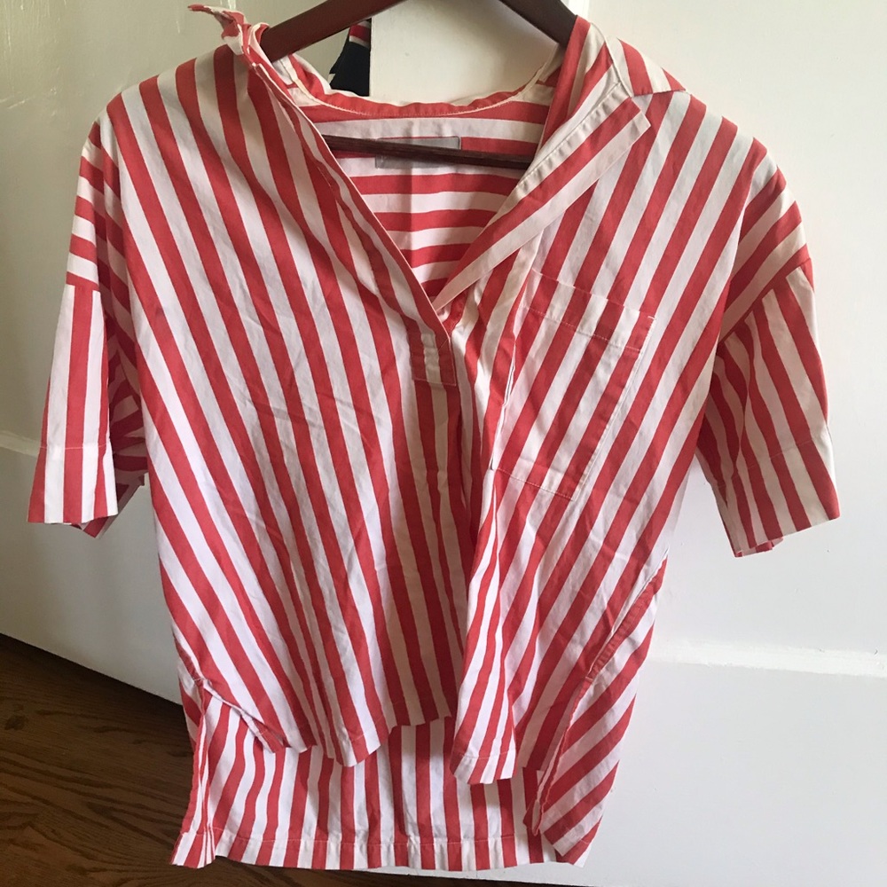 Everlane size 2 popover top striped